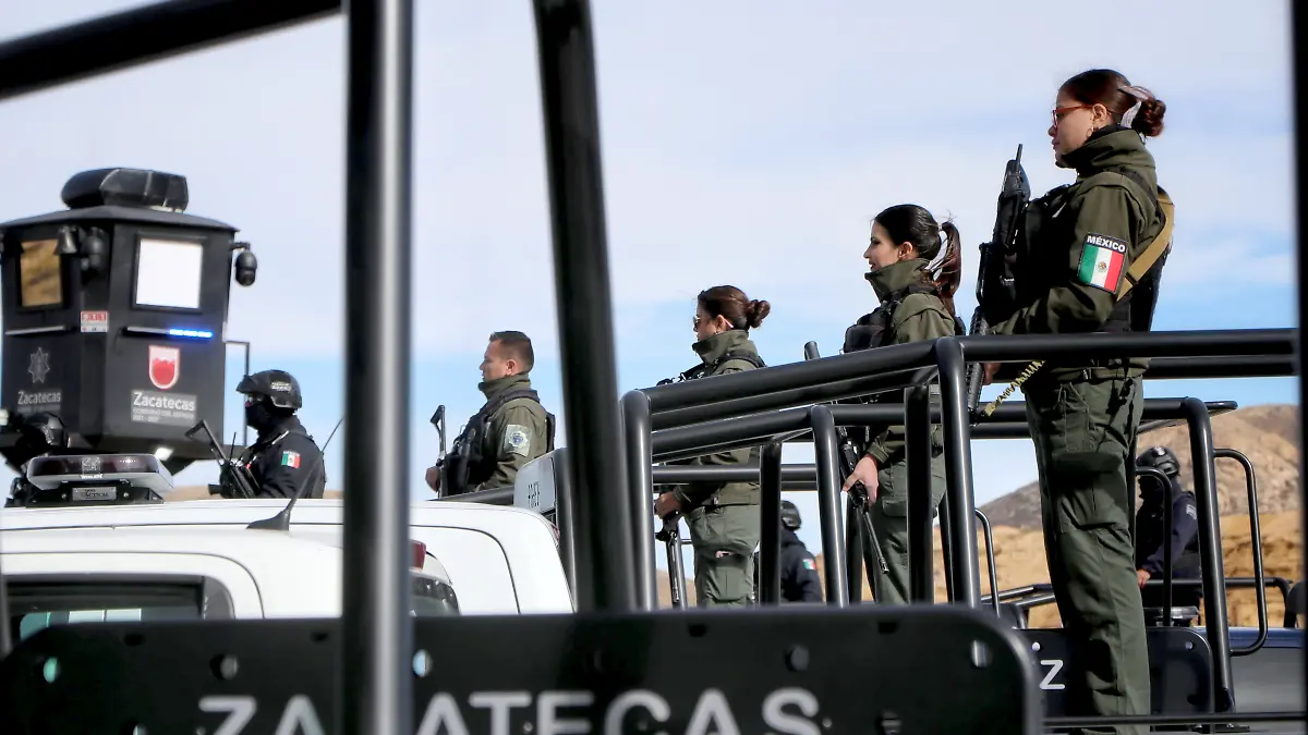 Elementos de la Policía Estat de Zacatecas